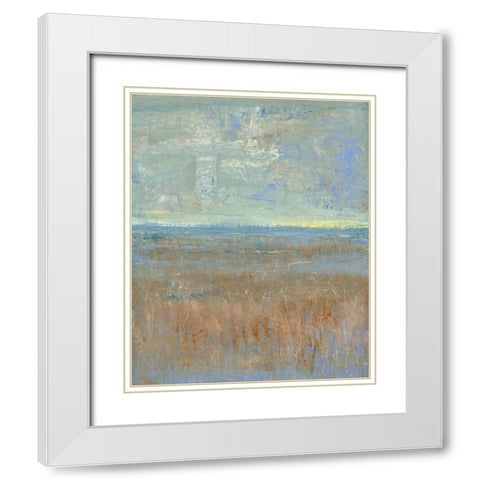 Evening Marsh I White Modern Wood Framed Art Print with Double Matting by OToole, Tim