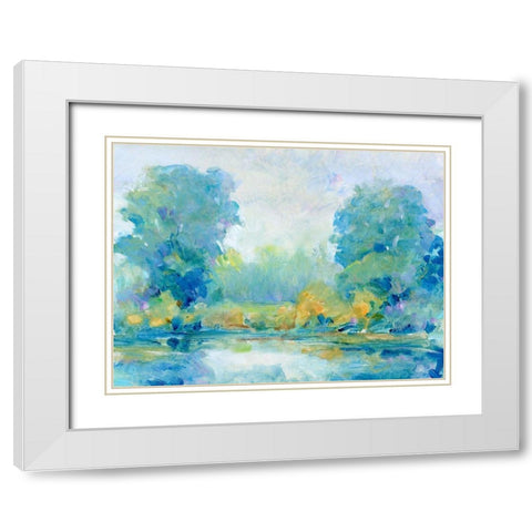 Quiet Morning I White Modern Wood Framed Art Print with Double Matting by OToole, Tim