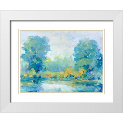 Quiet Morning I White Modern Wood Framed Art Print with Double Matting by OToole, Tim