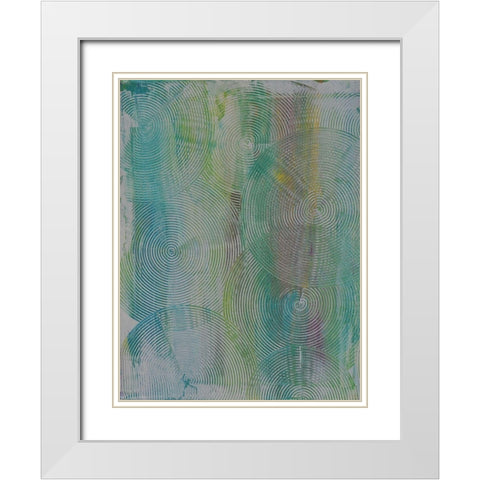 37 Turns I White Modern Wood Framed Art Print with Double Matting by Avondet, Natalie