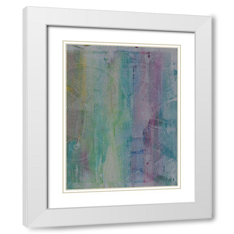 37 Turns II White Modern Wood Framed Art Print with Double Matting by Avondet, Natalie