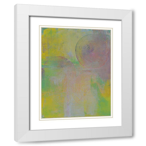 Third Turn II White Modern Wood Framed Art Print with Double Matting by Avondet, Natalie