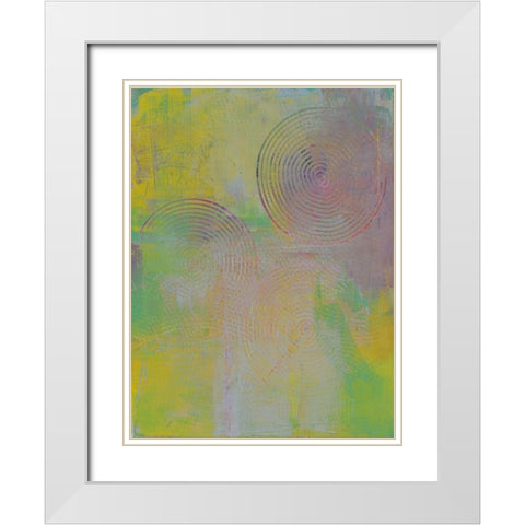Third Turn II White Modern Wood Framed Art Print with Double Matting by Avondet, Natalie
