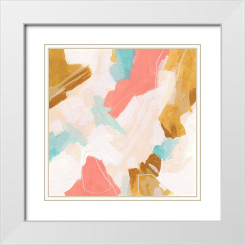 Flight Path IV White Modern Wood Framed Art Print with Double Matting by Vess, June Erica