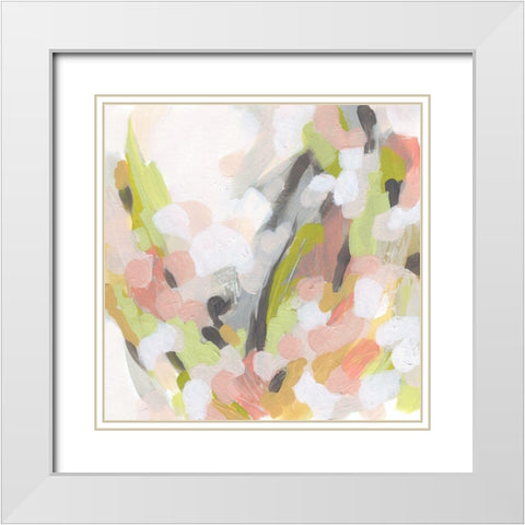 Dogwood Prism II White Modern Wood Framed Art Print with Double Matting by Vess, June Erica