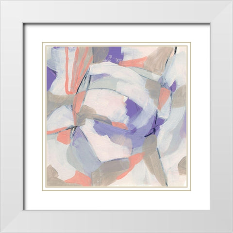 Desert Glacier I White Modern Wood Framed Art Print with Double Matting by Vess, June Erica