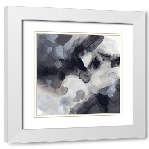 Cloud Structure II White Modern Wood Framed Art Print with Double Matting by Vess, June Erica