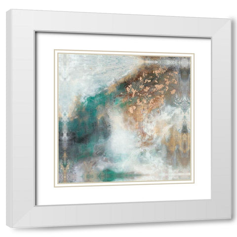 Embellished Other Dimension I White Modern Wood Framed Art Print with Double Matting by Bramma, Lila