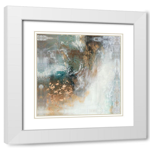Embellished Other Dimension II White Modern Wood Framed Art Print with Double Matting by Bramma, Lila