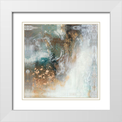 Embellished Other Dimension II White Modern Wood Framed Art Print with Double Matting by Bramma, Lila