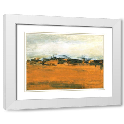 Reflecting on Summer II White Modern Wood Framed Art Print with Double Matting by Gordon, Sharon