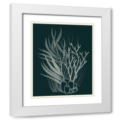 Underwater Bouquet I White Modern Wood Framed Art Print with Double Matting by Popp, Grace