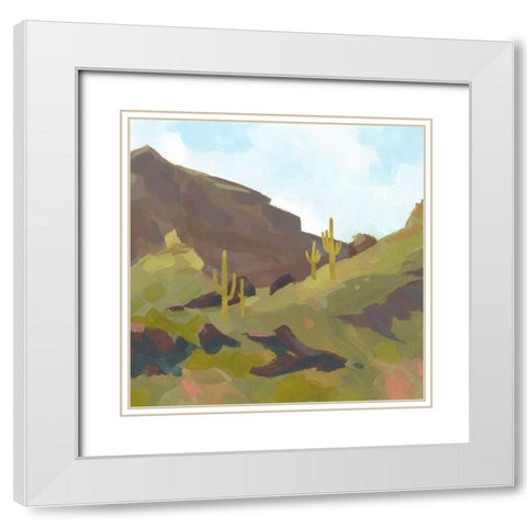 Cougar Country I White Modern Wood Framed Art Print with Double Matting by Green, Jacob