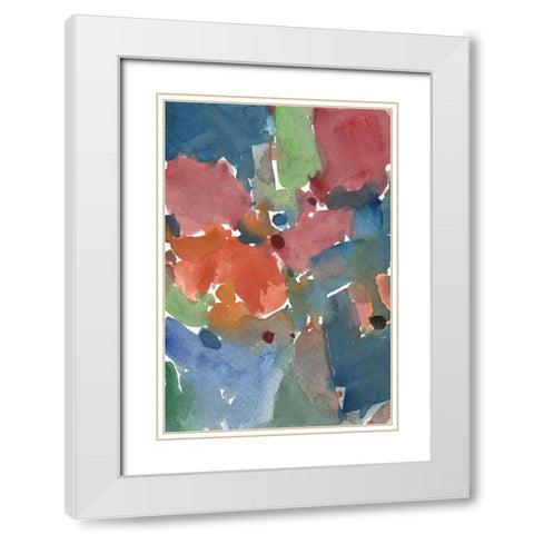 The Site Plan I White Modern Wood Framed Art Print with Double Matting by Dixon, Samuel