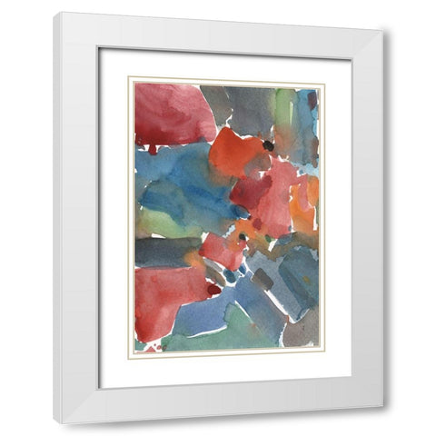The Site Plan II White Modern Wood Framed Art Print with Double Matting by Dixon, Samuel