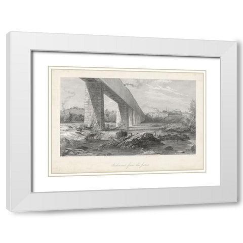Richmond from the James White Modern Wood Framed Art Print with Double Matting by Bryant, William Cullen