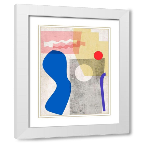 Light and Cloud II White Modern Wood Framed Art Print with Double Matting by Wang, Melissa