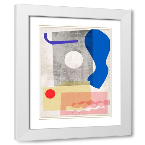Light and Cloud III White Modern Wood Framed Art Print with Double Matting by Wang, Melissa