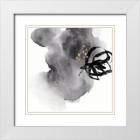 Monograph III White Modern Wood Framed Art Print with Double Matting by Green, Jacob