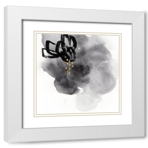 Monograph IV White Modern Wood Framed Art Print with Double Matting by Green, Jacob