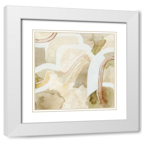 Desert Highway I White Modern Wood Framed Art Print with Double Matting by Popp, Grace