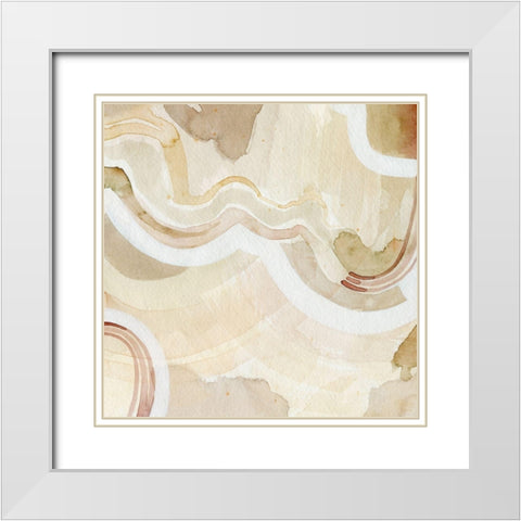 Desert Highway II White Modern Wood Framed Art Print with Double Matting by Popp, Grace