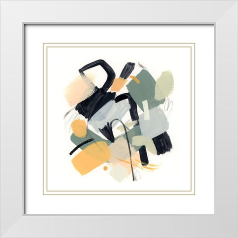 Covey II White Modern Wood Framed Art Print with Double Matting by Barnes, Victoria