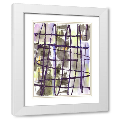 Fog City I White Modern Wood Framed Art Print with Double Matting by Wang, Melissa