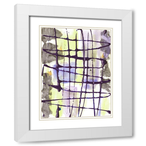 Fog City II White Modern Wood Framed Art Print with Double Matting by Wang, Melissa