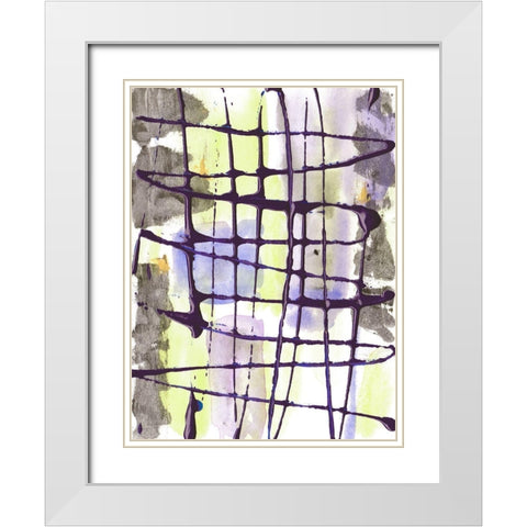 Fog City II White Modern Wood Framed Art Print with Double Matting by Wang, Melissa