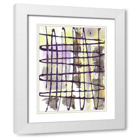 Fog City III White Modern Wood Framed Art Print with Double Matting by Wang, Melissa