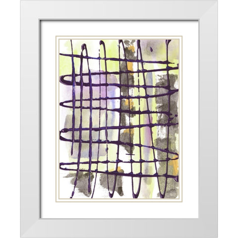 Fog City III White Modern Wood Framed Art Print with Double Matting by Wang, Melissa