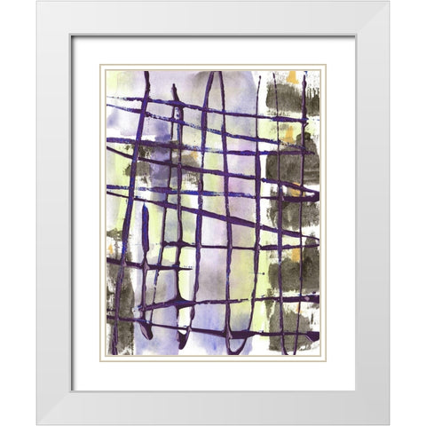 Fog City IV White Modern Wood Framed Art Print with Double Matting by Wang, Melissa