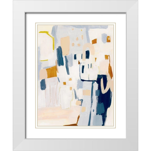 Gismo I White Modern Wood Framed Art Print with Double Matting by Barnes, Victoria