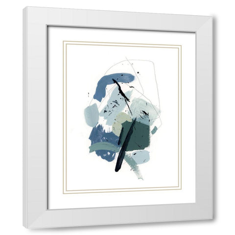 Spruce Nest I White Modern Wood Framed Art Print with Double Matting by Barnes, Victoria