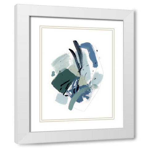 Spruce Nest II White Modern Wood Framed Art Print with Double Matting by Barnes, Victoria