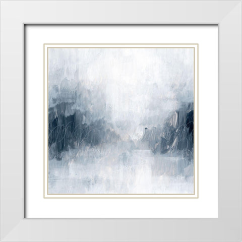 Polar Mist II White Modern Wood Framed Art Print with Double Matting by Popp, Grace