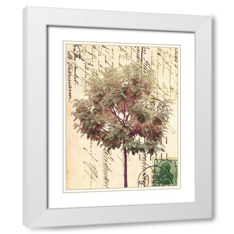 In Good Spirits I White Modern Wood Framed Art Print with Double Matting by Saunders, Alonzo