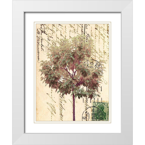 In Good Spirits I White Modern Wood Framed Art Print with Double Matting by Saunders, Alonzo