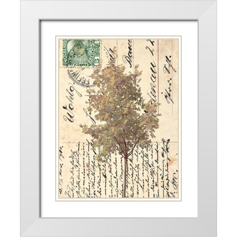 In Good Spirits II White Modern Wood Framed Art Print with Double Matting by Saunders, Alonzo