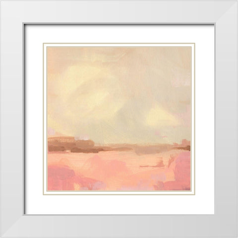 Salt Lake Sunrise I White Modern Wood Framed Art Print with Double Matting by Green, Jacob