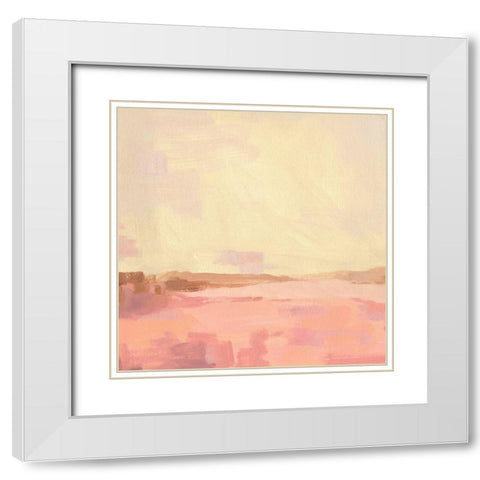 Salt Lake Sunrise II White Modern Wood Framed Art Print with Double Matting by Green, Jacob