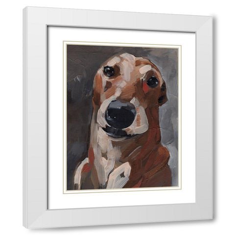 Good Boy I White Modern Wood Framed Art Print with Double Matting by Parker, Jennifer Paxton