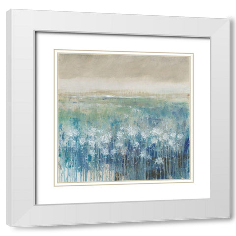 Before the Rain I White Modern Wood Framed Art Print with Double Matting by OToole, Tim