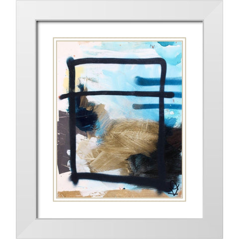 There Is No Box I White Modern Wood Framed Art Print with Double Matting by Youngstrom, Kent