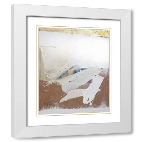 Gold Divided I White Modern Wood Framed Art Print with Double Matting by Youngstrom, Kent