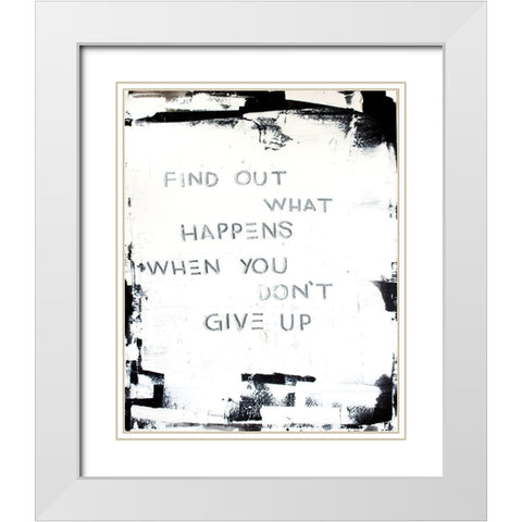 Beacon of Light IV White Modern Wood Framed Art Print with Double Matting by Youngstrom, Kent