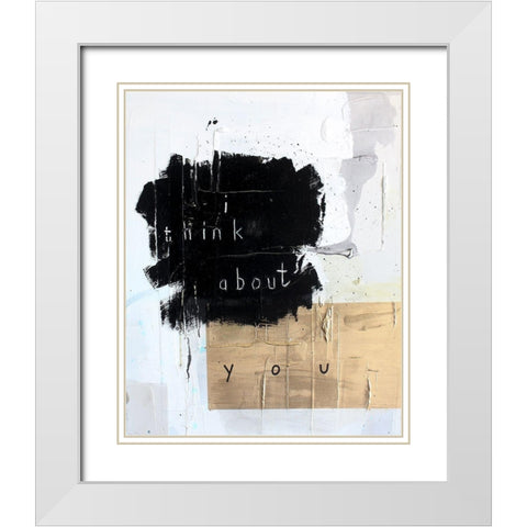 Beacon of Light V White Modern Wood Framed Art Print with Double Matting by Youngstrom, Kent