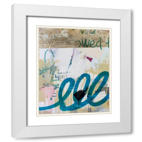 Never Fails IV White Modern Wood Framed Art Print with Double Matting by Youngstrom, Kent