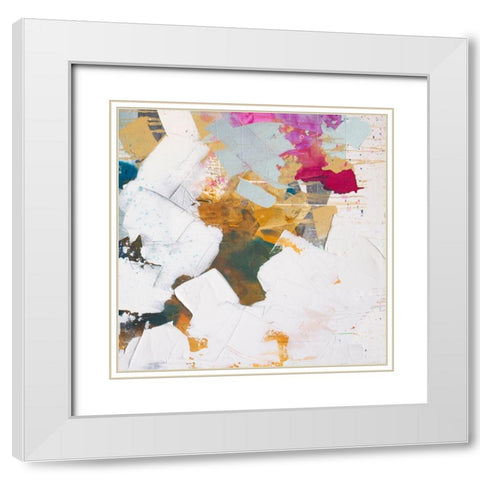 i see you diptych II White Modern Wood Framed Art Print with Double Matting by Youngstrom, Kent